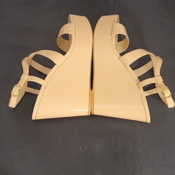 BRAND NEW STUART WEITZMAN WOMEN'S NATURAL AVE 75 WEDGE SANDAL - Picture 14 of 16